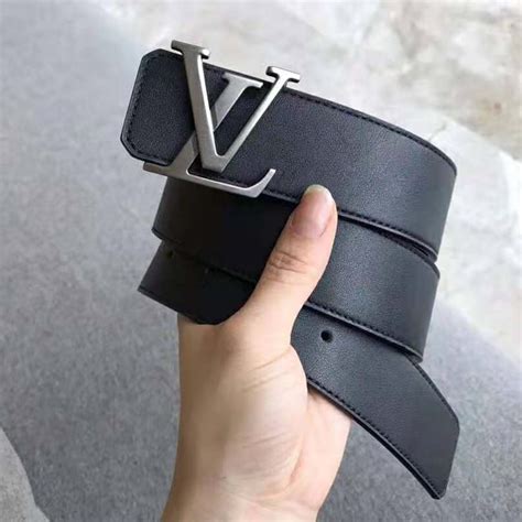 louis vuitton belt black mens|louis vuitton men belt authentic.